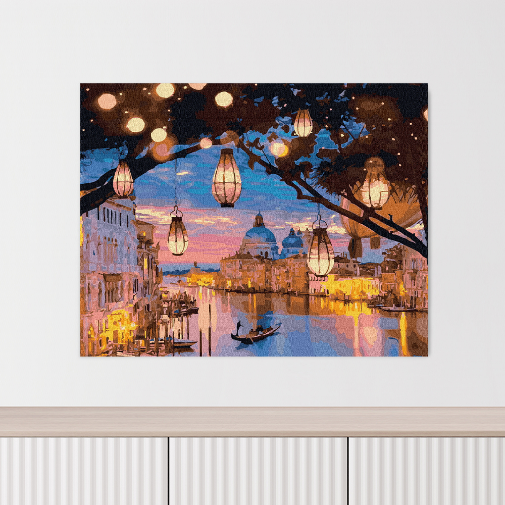 명화그리기 특대형 유화 그림 풍경화 감성 취미 그리기세트 DIY 바다빛 튤립 60x75