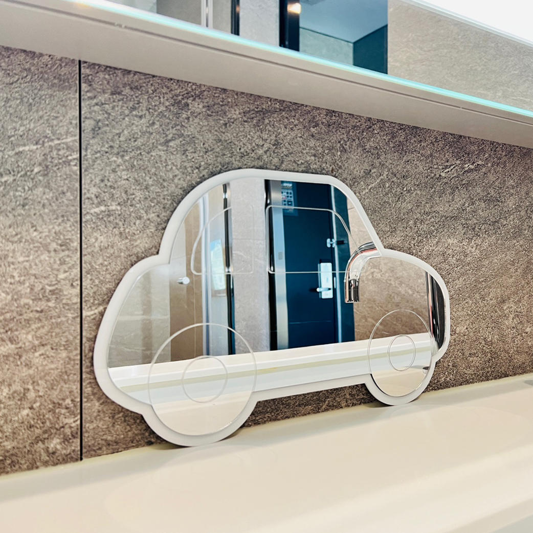 마드 5mm 붙이는 아기 아크릴거울 안전 욕실거울