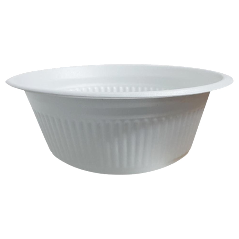 저발포 국그릇 플라스틱 일회용 국대접 행사 캠핑용 대접 15cm 50개