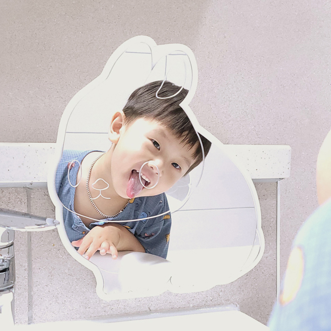 마드 5mm 붙이는 아기 아크릴거울 안전 욕실거울