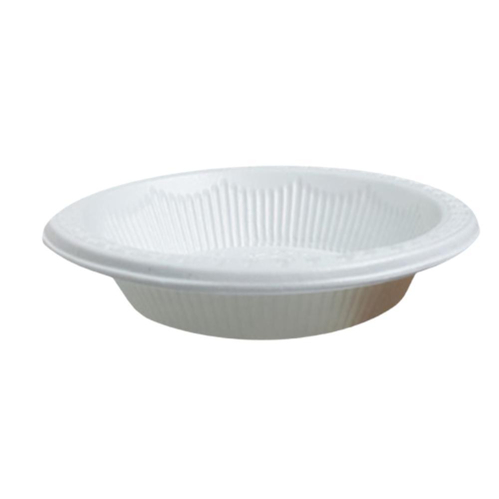 저발포 원형 접시 일회용 플라스틱 행사 캠핑용 50개입 14cm, 1개