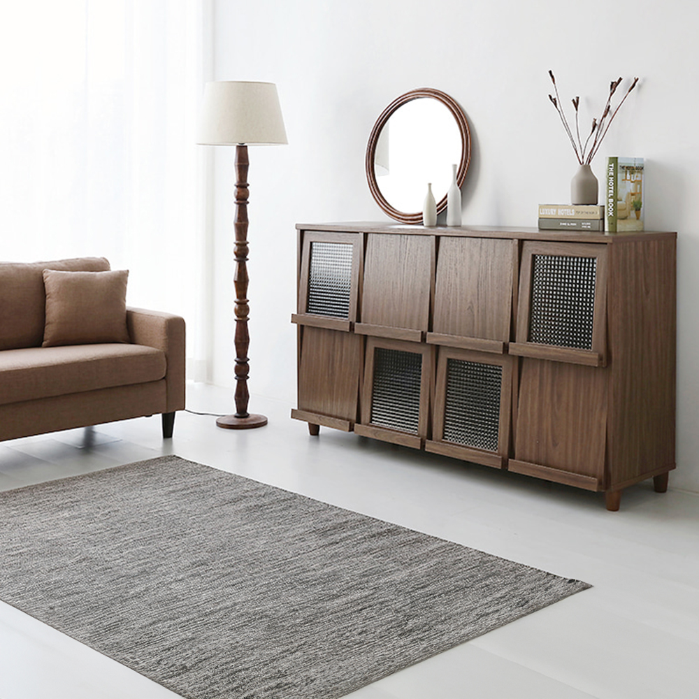 필몬 수납장 8문 NFM90159F 가로형 1590x445x920mm, 2단, 미들브라운 0920.7229 - 상세 이미지 4