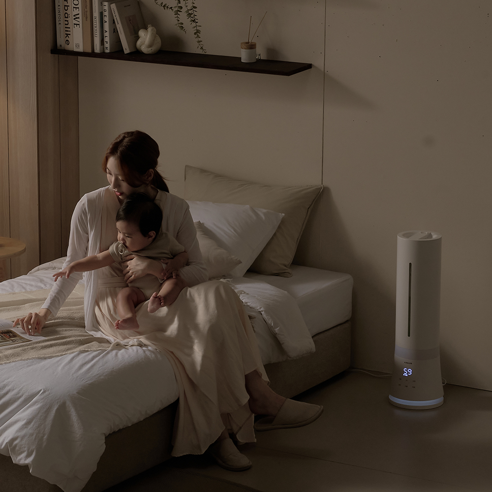 에어메이드 가열 살균 가습기 열풍 건조 세척 아쿠아마린 9002