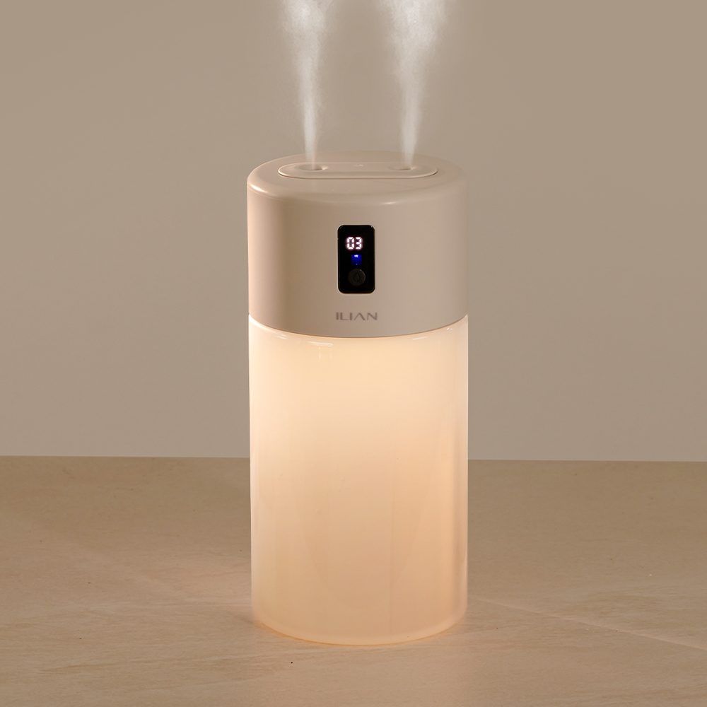 일리안 무드등 듀얼 미니 가습기 1리터