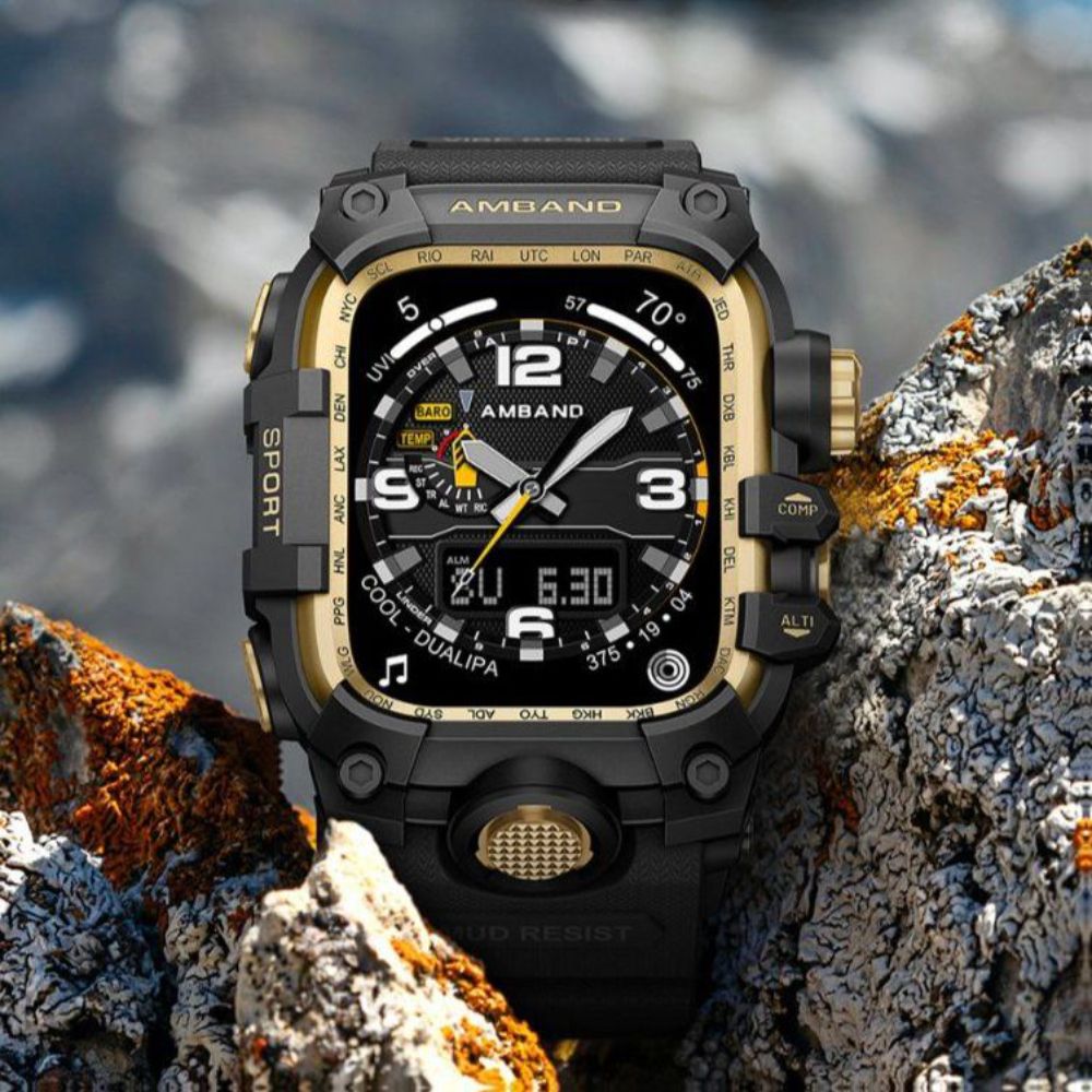 애플워치 10세대 스트랩 메탈 베젤 케이스 프레임 일체형 밴드 블랙 49mm (ultra1/2세대) 이미지 8