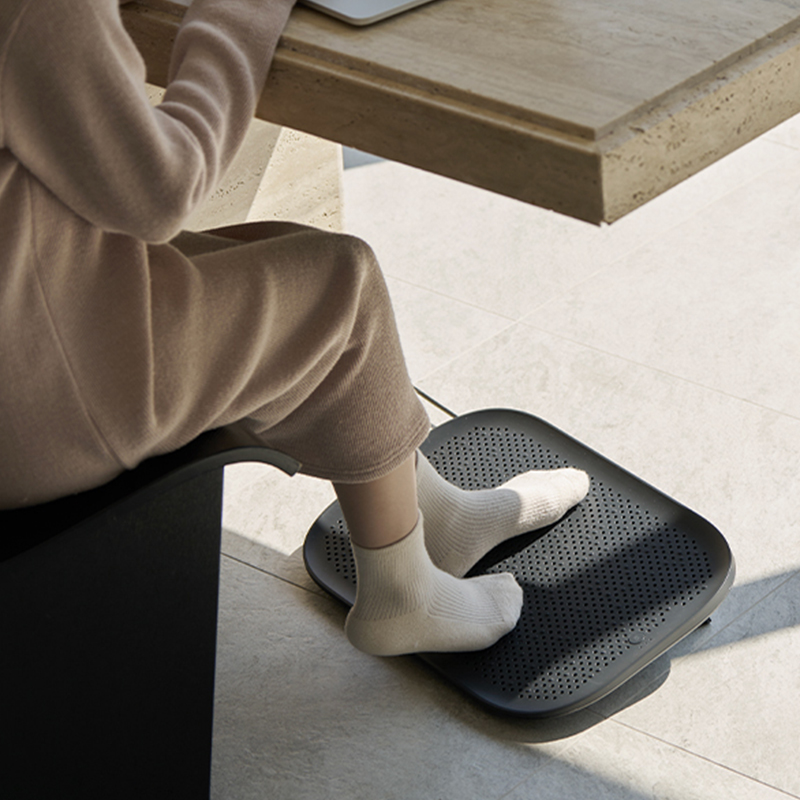 루메나 발난로 풋 워머 패드 전기 온풍기 머드베이지