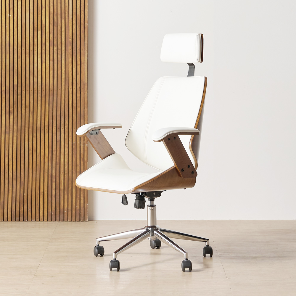 파소 허리편한 컴퓨터 책상의자 사무실 회전 바퀴 중역 의자 블랙 - 상세 이미지 3