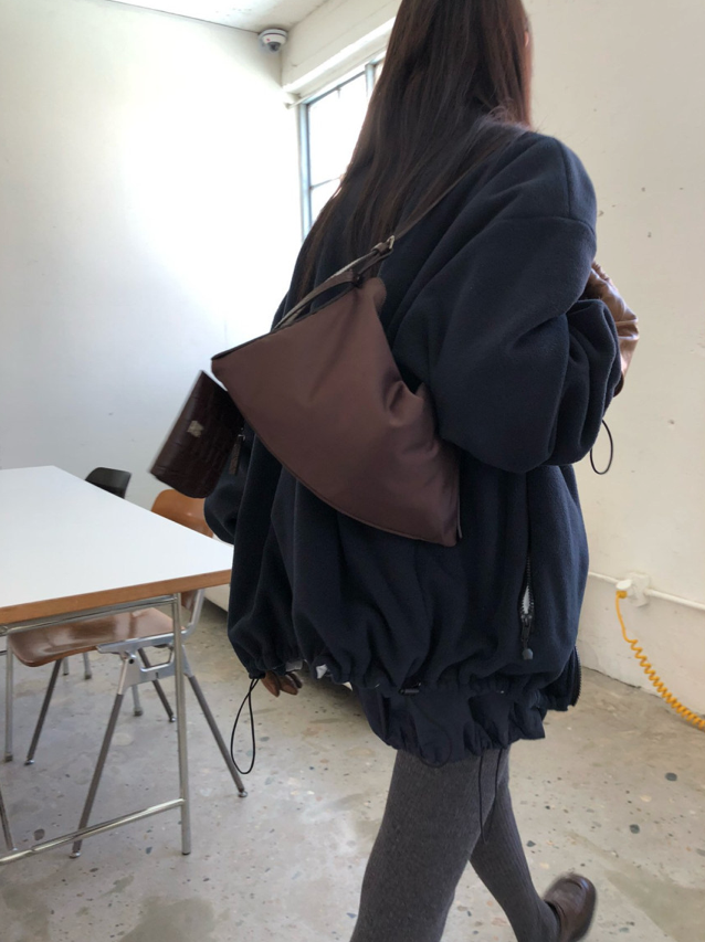 양면 리버시블 점퍼 여성 루즈핏 캐주얼 스트릿 리버서블 하이넥 집업 후리스 (3col) 상세 이미지 29