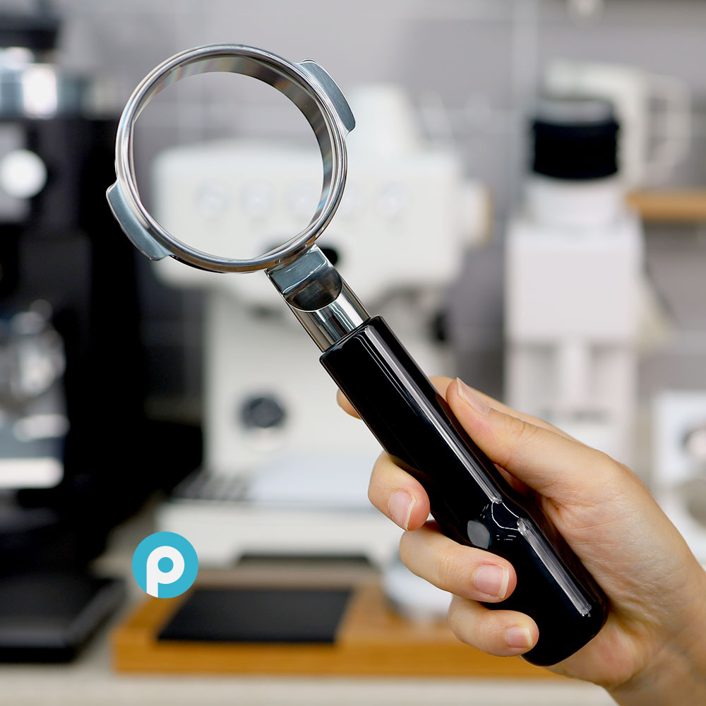 CRM 3605s PWM 1세대 전용 바텀리스 포터필터 58mm 바스켓 호환 화이트 이미지 3