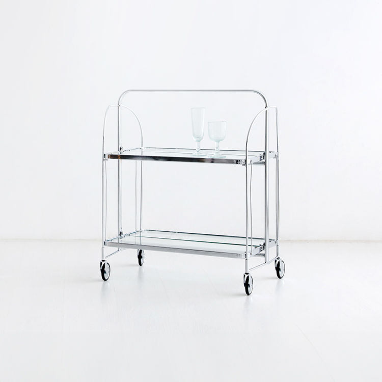 심플리 투명 접이식 트롤리 플랫 0981.2123