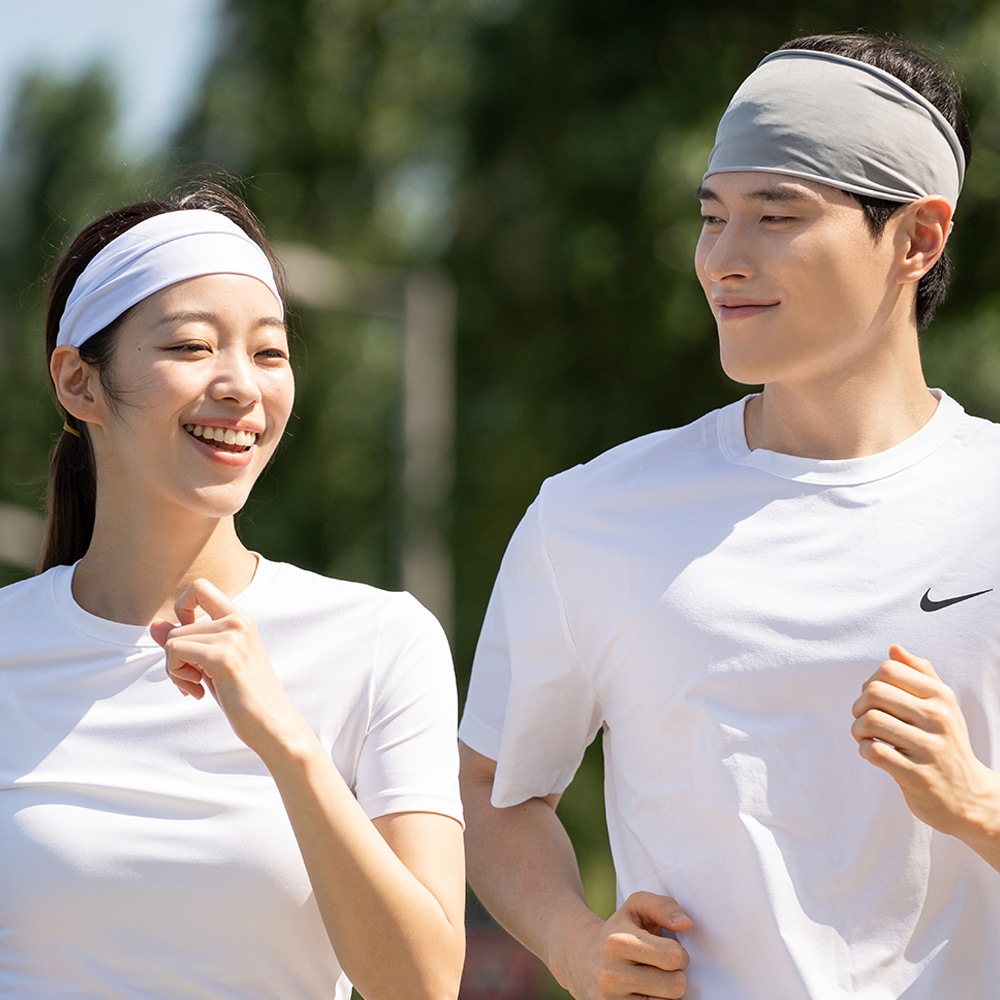 두께 조절 스포츠 헤어밴드 운동 러닝 테니스 등산 남자 여자 땀흡수 쿨 머리띠 디베코 이미지 7