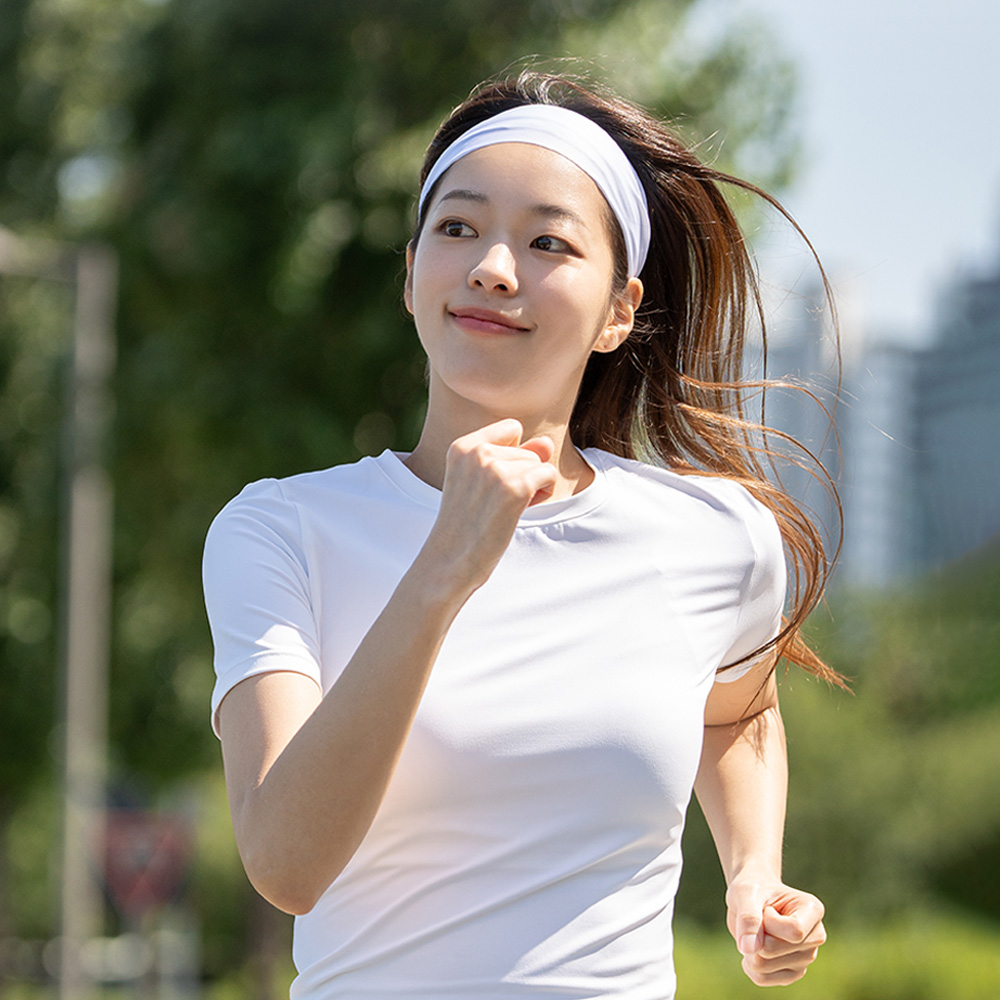 두께 조절 스포츠 헤어밴드 운동 러닝 테니스 등산 남자 여자 땀흡수 쿨 머리띠 디베코 - 상품 이미지