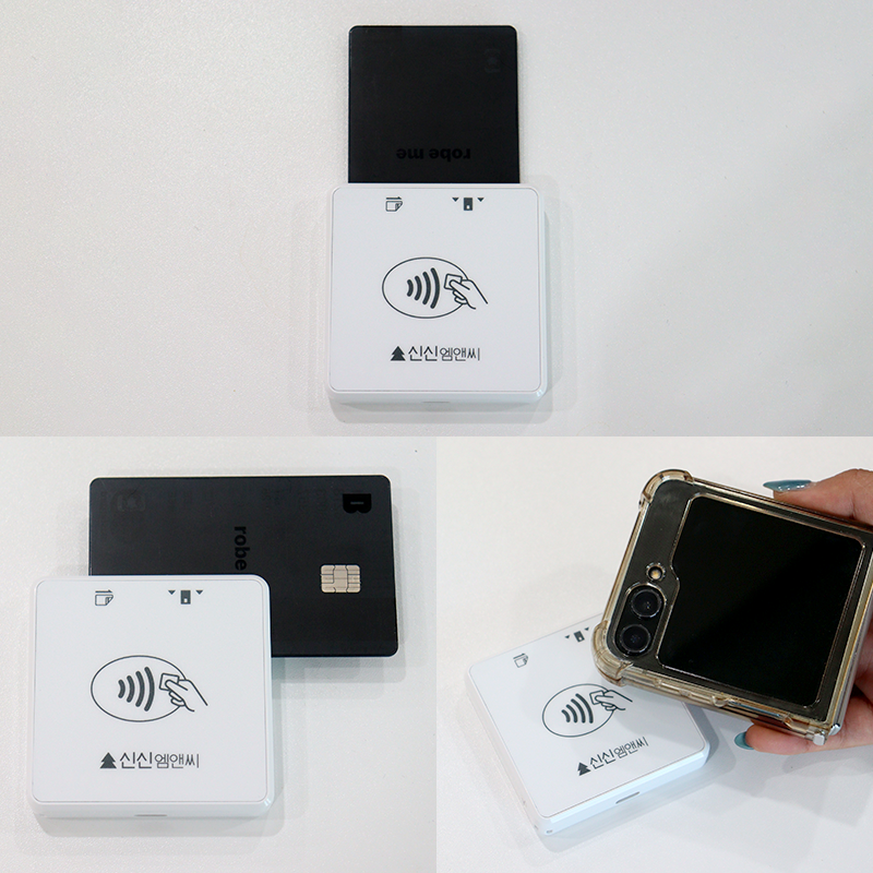 블루투스 무선 카드 단말기 휴대용 신용체크기 스마트 핸드폰 이동식 결제기 BTR1100