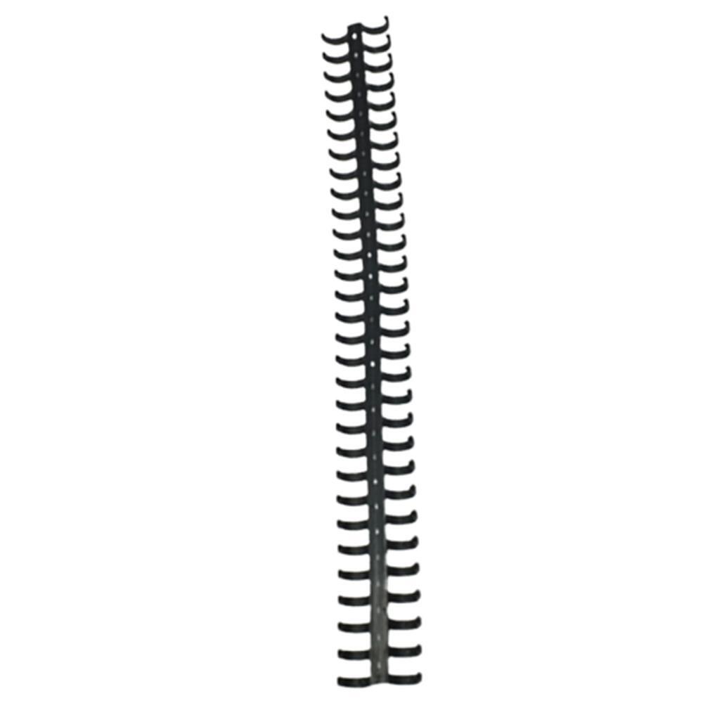 셀프제본 똑딱이링 바인더클립 30공 일체형 컷팅가능 12mm, 블랙