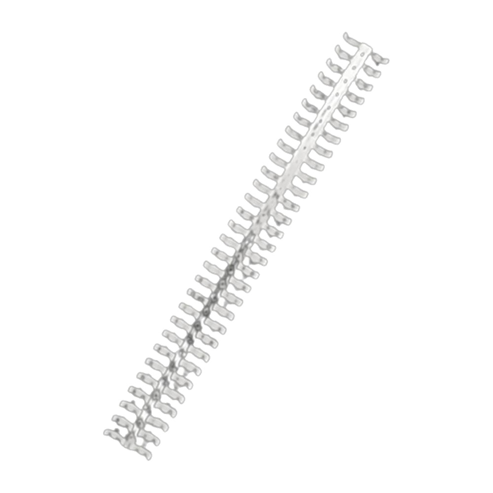 셀프제본 똑딱이링 바인더클립 30공 일체형 컷팅가능 12mm, 투명