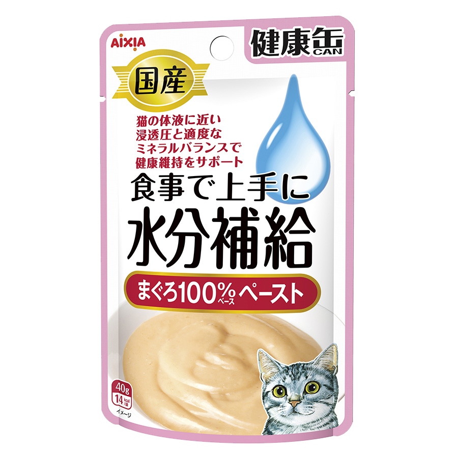 아이시아 건강캔파우치 페이스트 고양이 습식간식 수분보충 참치, 40g, 1개 - 메인 이미지