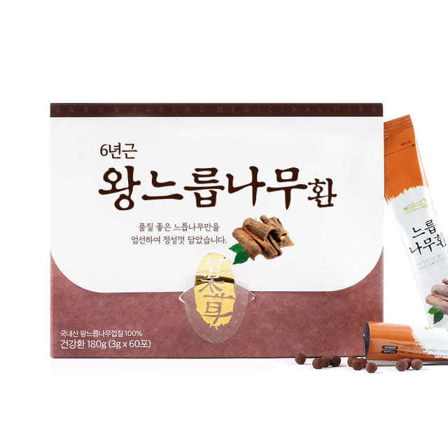 먹기편한 왕 느릅나무 유근피 환 60스틱포장 1박스 효능 국내산
