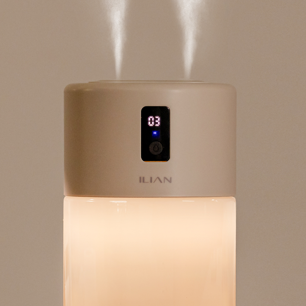 일리안 무드등 듀얼 미니 가습기 1리터