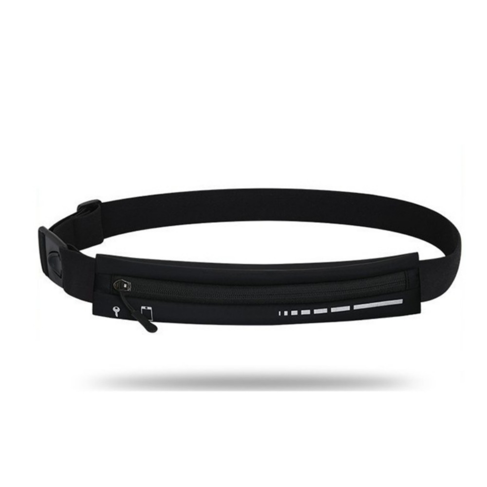 초슬림 러닝 벨트 블랙 마라톤 가방 백 러닝 조깅 플립벨트