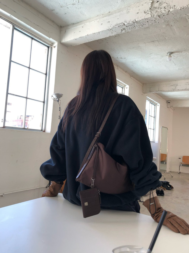 양면 리버시블 점퍼 여성 루즈핏 캐주얼 스트릿 리버서블 하이넥 집업 후리스 (3col) 상세 이미지 26