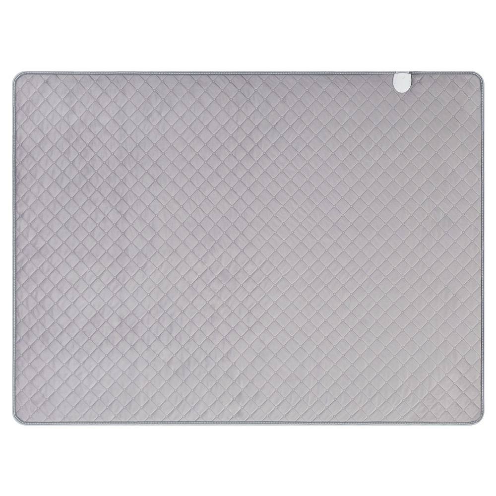 침대 전기장판 1인용 탄소매트 극세사그레이 온열매트 숏미니싱글