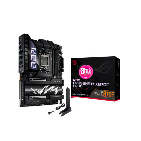 ASUS ROG CROSSHAIR X870E HERO STCOM AM5 소켓 메인보드