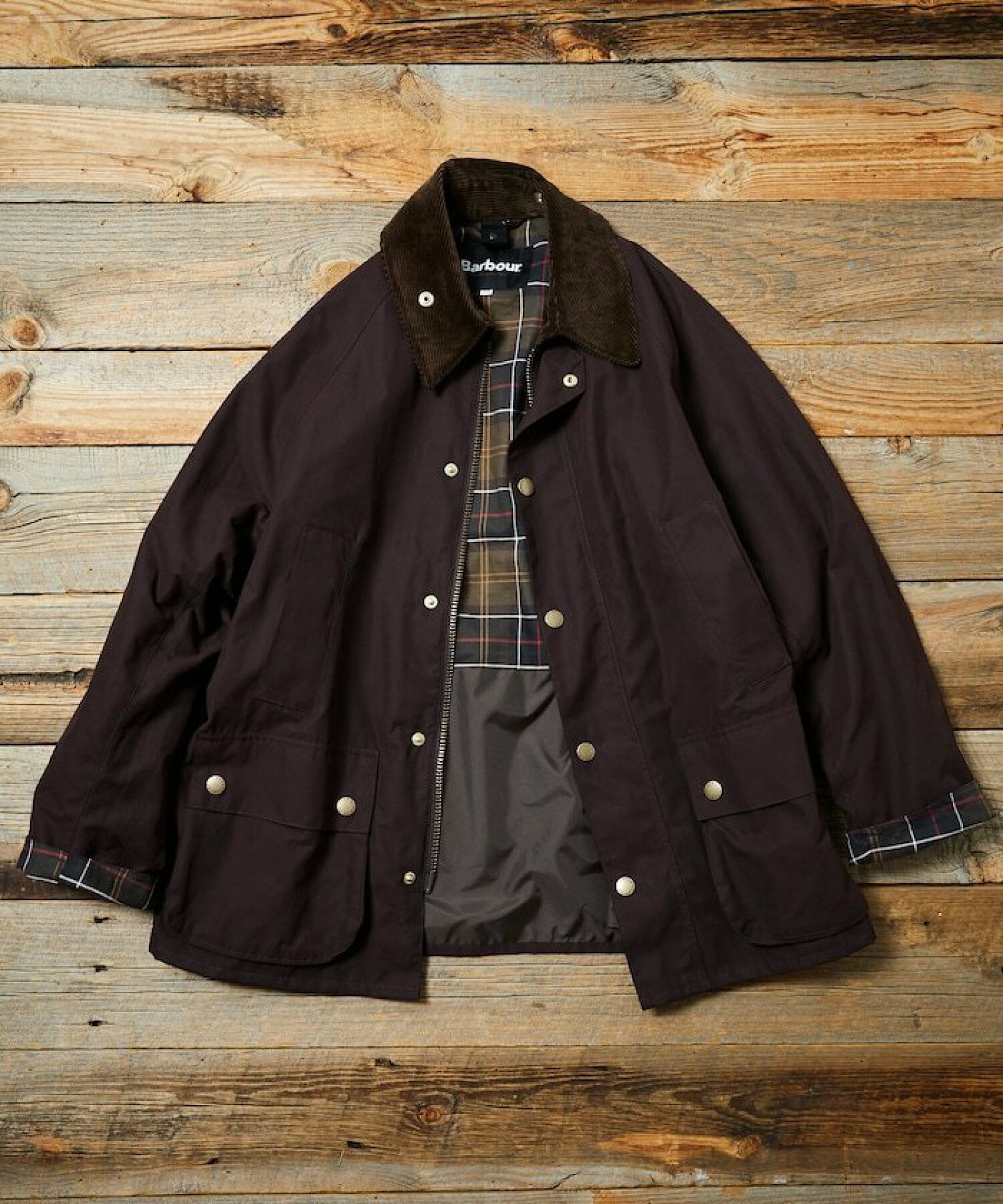 바버 Barbour x 프릭스스토어 BEDALE OS Sleeve 논왁스 재킷 5컬러 - 상세 이미지 3