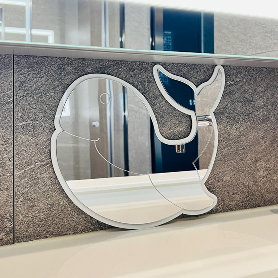 마드 5mm 붙이는 아기 아크릴거울 안전 욕실거울