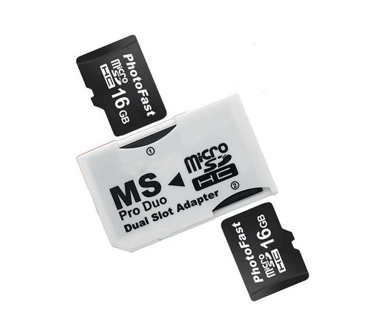 소니 메모리스틱 리더기 프로 듀오 듀얼슬롯 MS PRO DUO 메모리카드 MicroSD - 상품 이미지