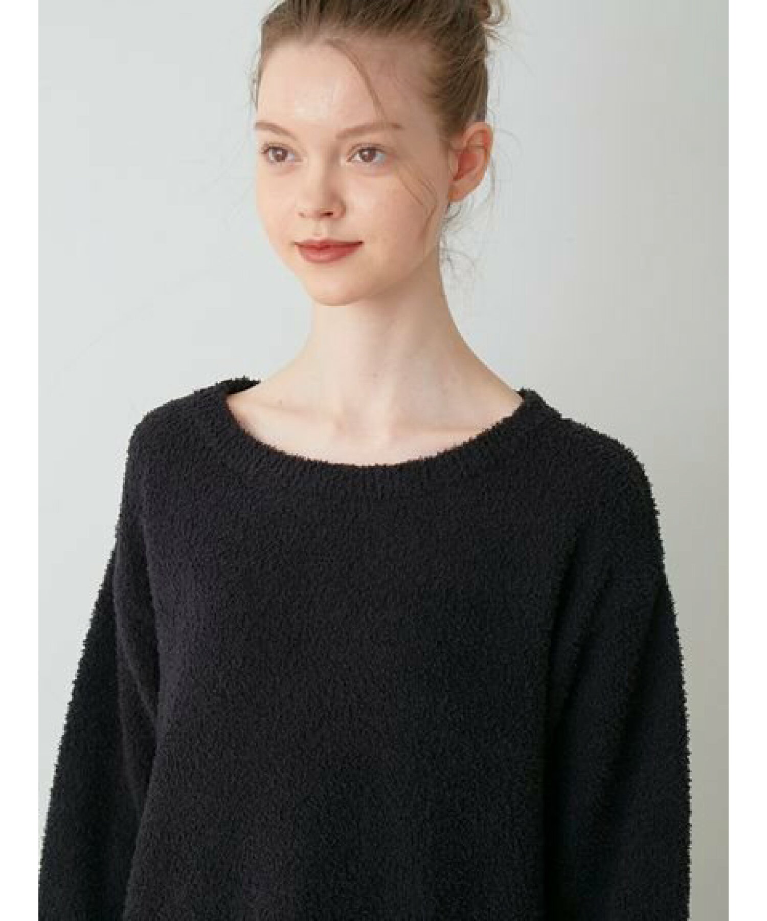 젤라또피케 Robuchon 풀오버 홈웨어 니트 잠옷 PMNT241963 블랙 - 상세 이미지 5