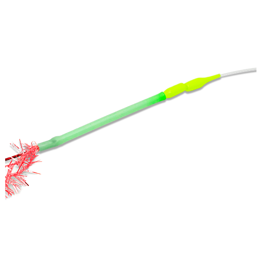 문라이트 갈치를 유혹하는 레드컬러바늘 MLT-03 갈치 텐빈 채비 야광 틴셀 천평 파이프 - 상세 이미지 5