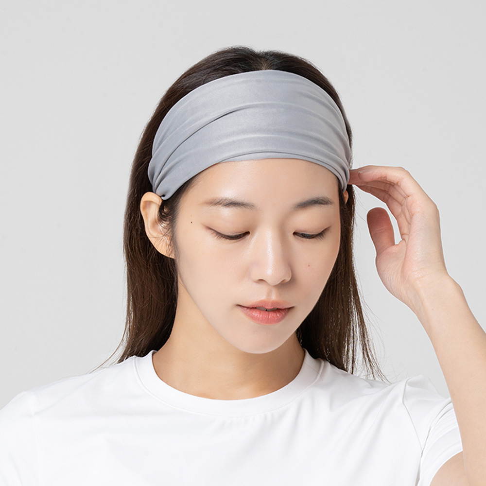 두께 조절 스포츠 헤어밴드 운동 러닝 테니스 등산 남자 여자 땀흡수 쿨 머리띠 디베코 이미지 6