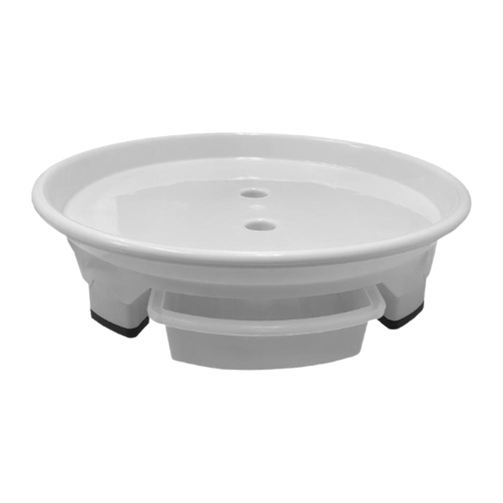 삼발형 화분받침 물받이 거치형 최대지름 34cm PP