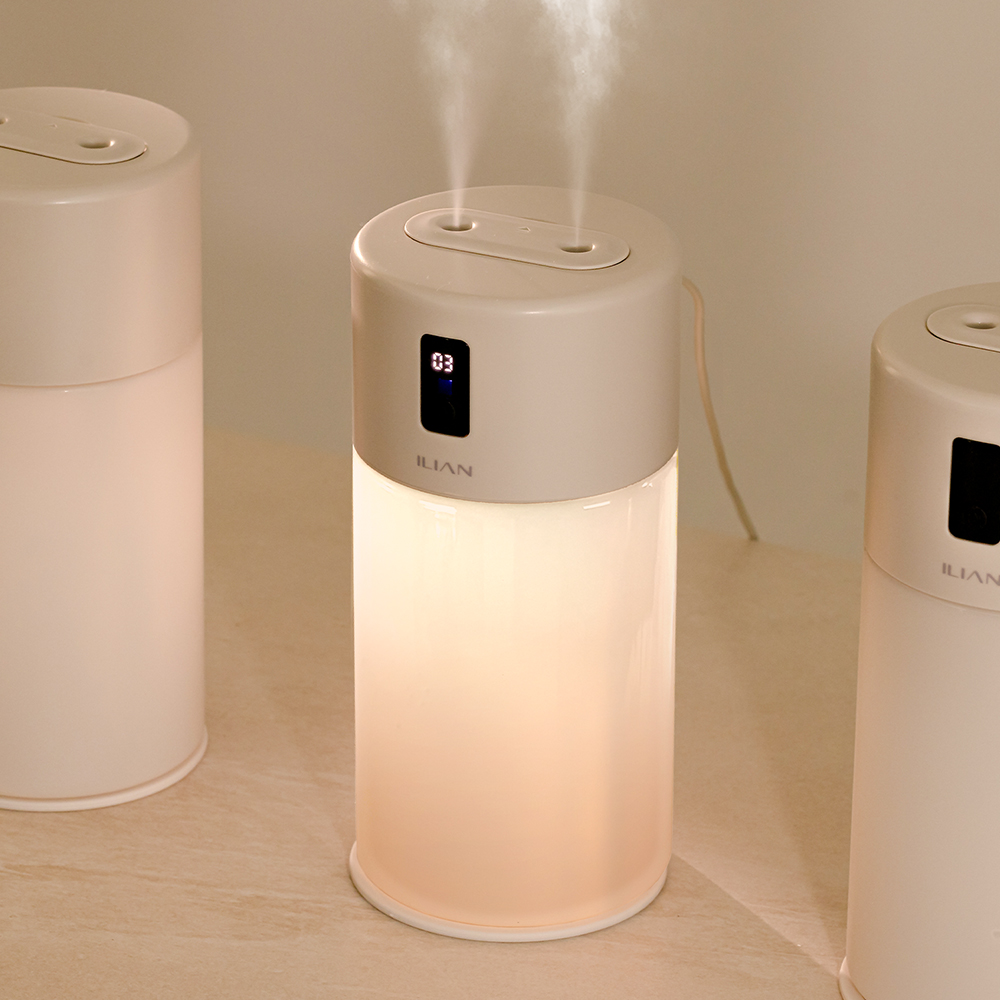 일리안 무드등 듀얼 미니 가습기 1리터