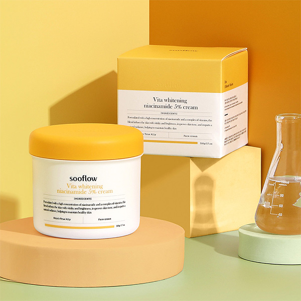 비타민 나이아신아마이드 5% 대용량 크림 500g/수분 보습 미백 톤업 주름개선 화이트닝 B3 E 잡티