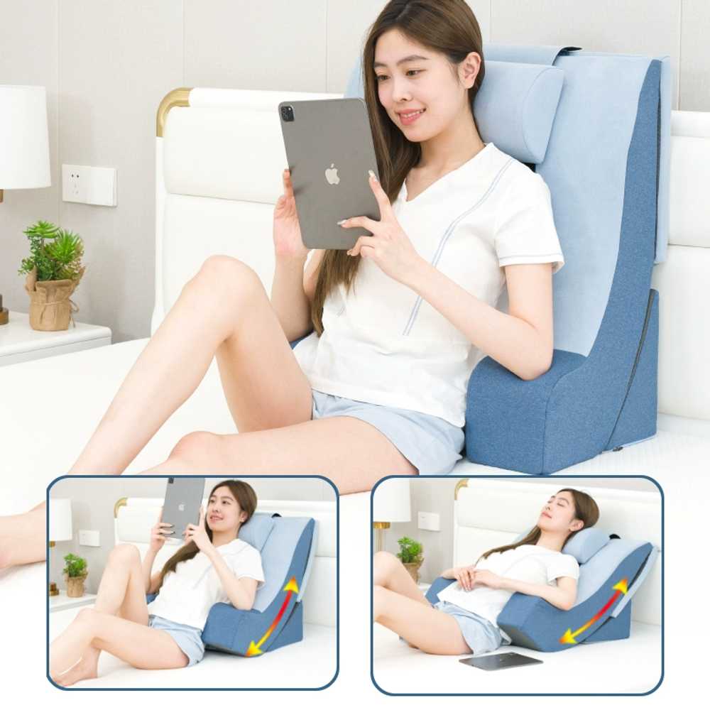 위편한베개 곡선형 편한 등받이 노인 상체 디스크 기본형 - 상세 이미지 2