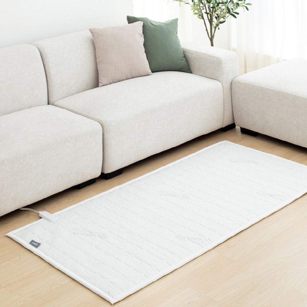 일월 텐셀 카본 탄소 온열 전기매트 워셔블 홈쇼핑 원적외선 온도조절기 싱글