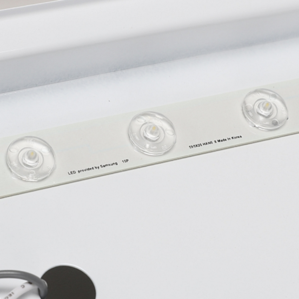 KC인증/무료+당일발송 국산 LED 거실등 슬림 사각 아파트 거실 조명 등 100W, 주광색 이미지 6