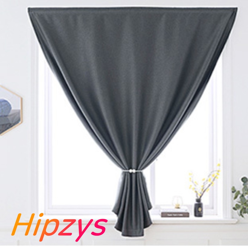 찍찍이 붙이는 창문형 작은 창문 암막 커튼 짧은 창 커튼