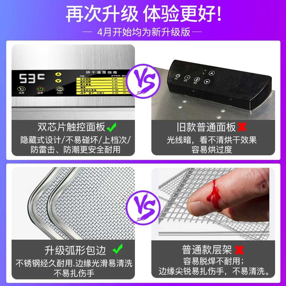 식품건조기 동결건조기 고구마 채소 다목적 농사용 12단 기본구성 - 상세 이미지 5