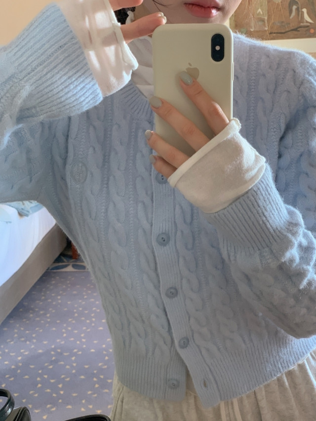 ✨후기극찬!💕URBANE MADE💕 조이 크롭 케이블 알파카 꽈배기 가디건 (3c) 상세 이미지 121