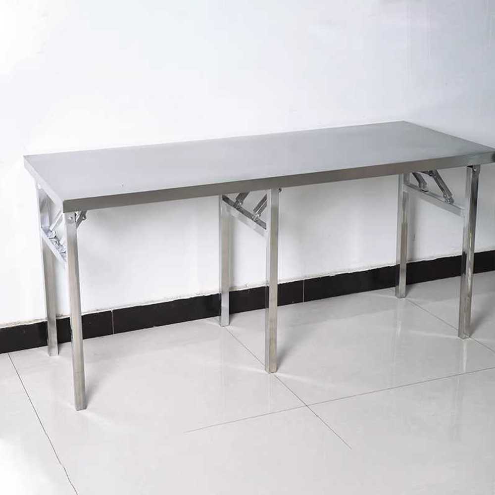 접이식 스텐 테이블 편의점 야외 탁자 포차 식당 식탁 150x40x75 - 상품 이미지
