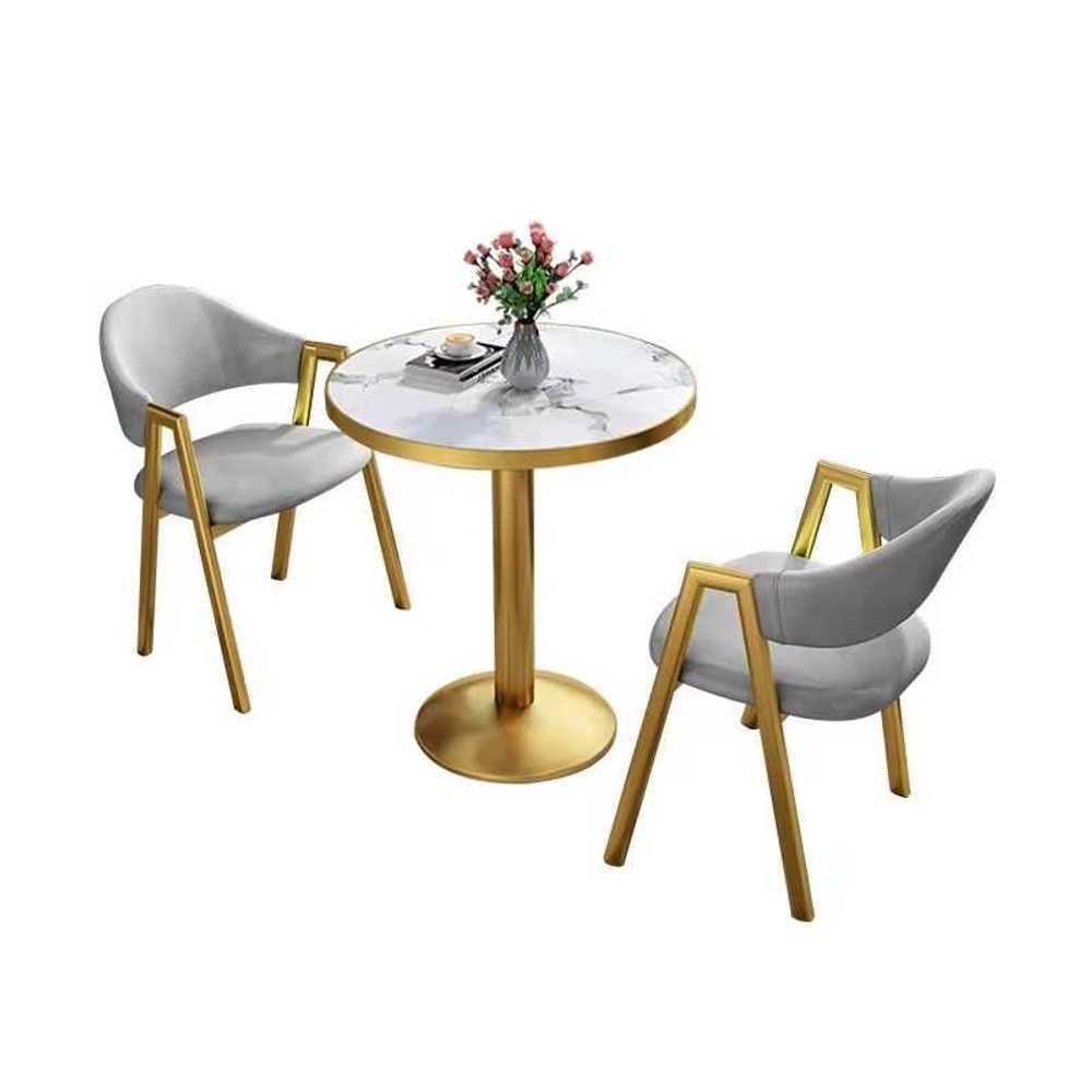 2인티테이블세트 인테리어 고급 탁자 베란다 라운지 60cm - 상품 이미지