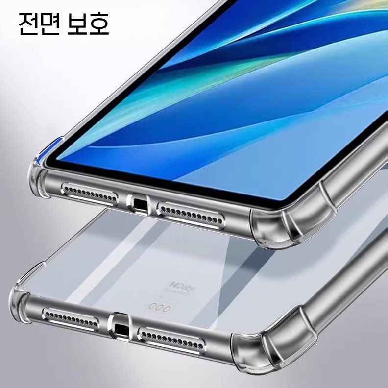 갤럭시탭s10 플러스 울트라 투명 케이스 실리콘 s펜 슬롯 커버 투명 쉘 삼성 갤럭시 탭 S10+(12.4인치) - 상세 이미지 4