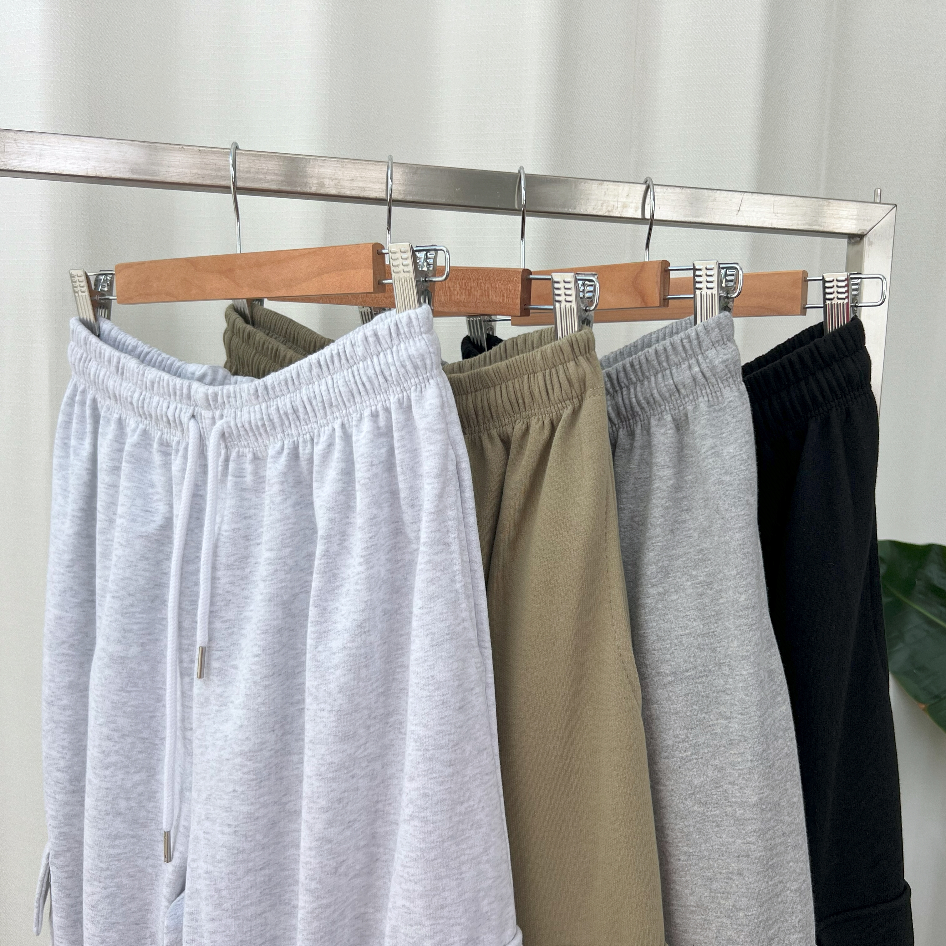남자 빅사이즈 봄 가을 카고 와이드 오버핏 트레이닝 세트 이미지 6
