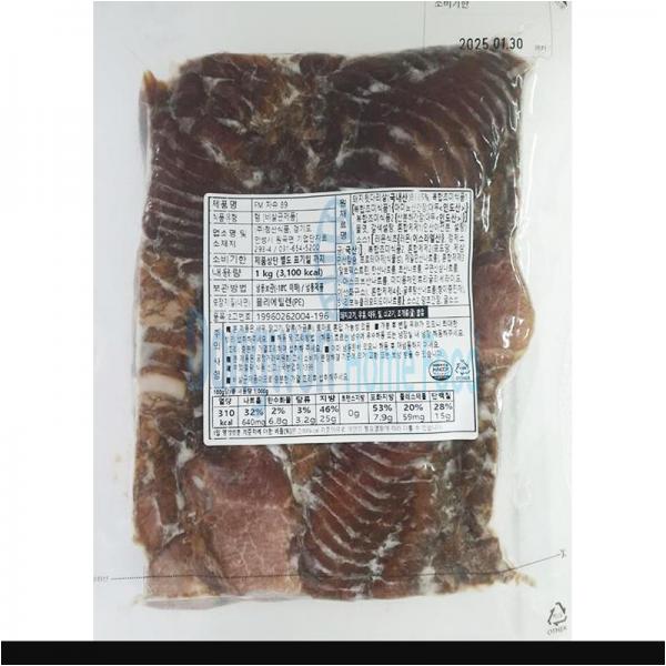 차슈 청산식품 5mm슬라이스 1kg : 마켓펀치
