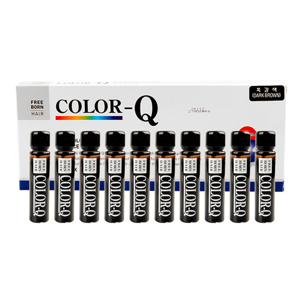 서울화장품 프리본 헤어칼라-Q 앰플 (흑갈색) 10ml (10개입) : 에프원씨앤씨
