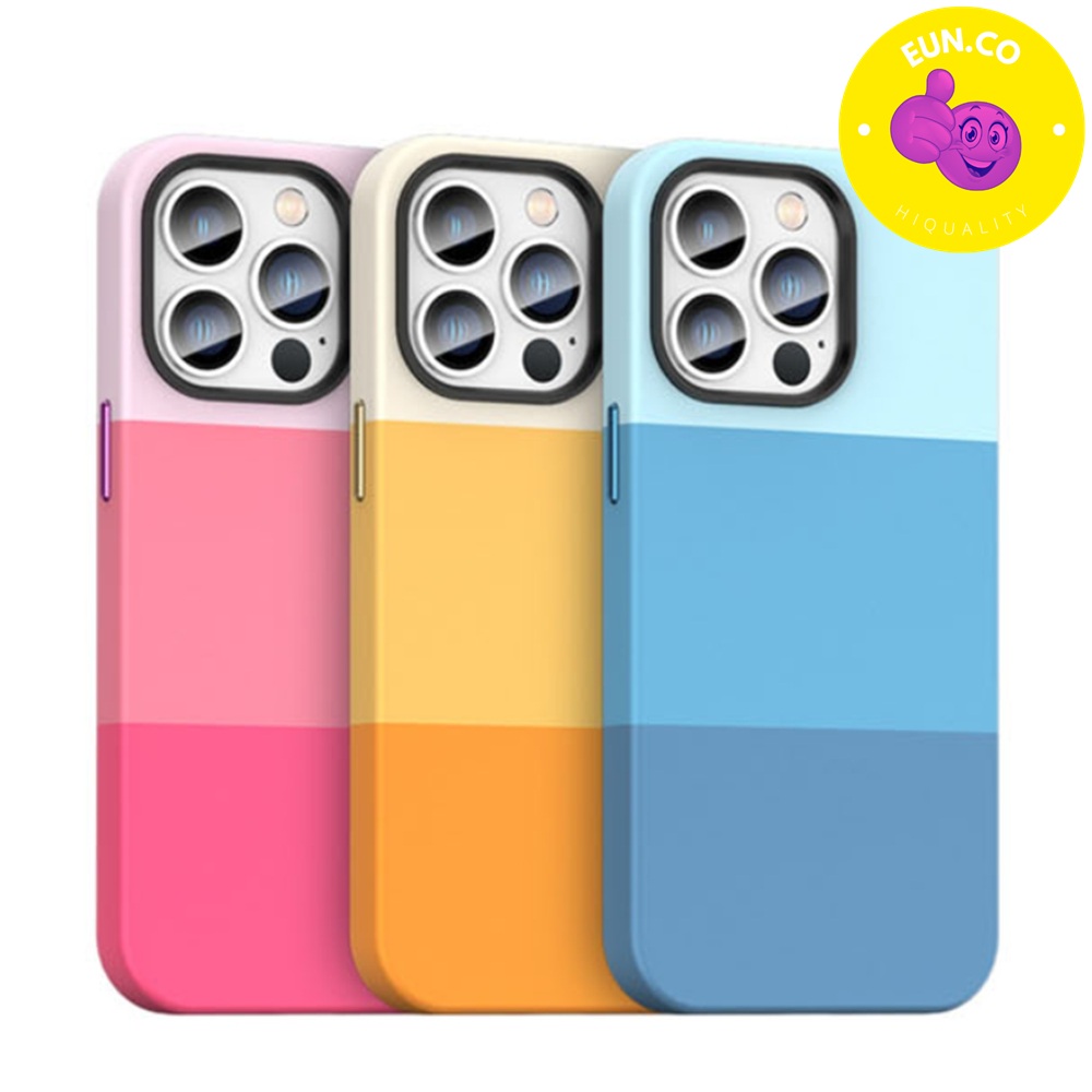 아이폰 14 케이스 3색 컬러 충격 방지 폰케이스 PU재질 카메라 보호 - 상품 이미지