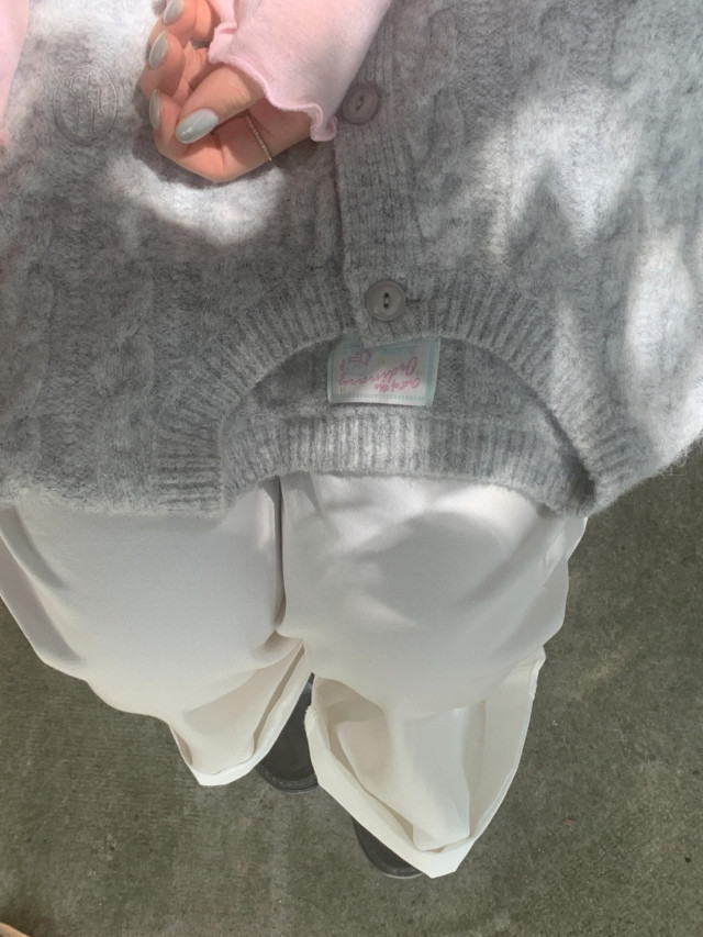 ✨후기극찬!💕URBANE MADE💕 조이 크롭 케이블 알파카 꽈배기 가디건 (3c) 상세 이미지 155