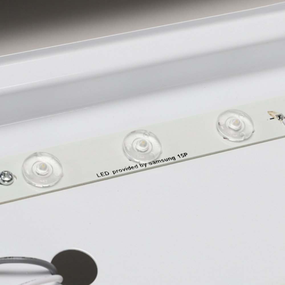 KC인증/무료+당일출고 국산 LED 거실등 슬림 사각 아파트 거실 조명 등 150W, 주광색 - 상세 이미지 3